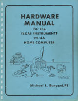 Hardware Manual For The Texas Instruments 99/4A